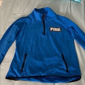 Pink quarter zip